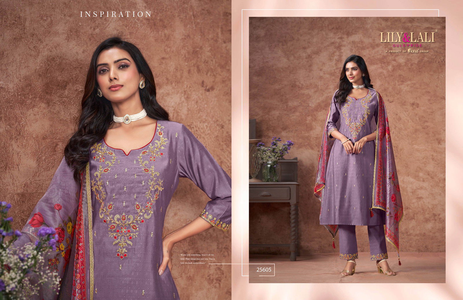 Lily And Lali Rashmika Viscose Silk Kurti Bottom With Dupatta